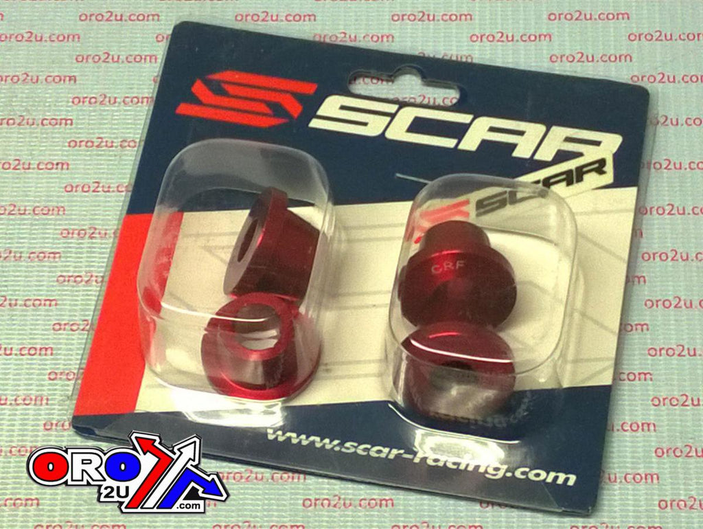 RUBBER KILLERS RED 84-26 HONDA CR CRF 125 250 450 500 L R RL RWE RX X 4-PIECE SCAR SCCRF
