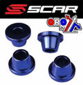 RUBBER KILLERS BLUE 12-26 KAWASAKI KX 250 450 F X 4 PIECES SCAR SCKXF
