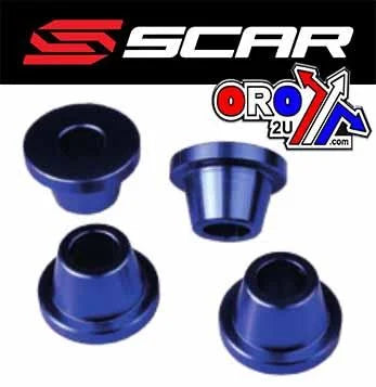 RUBBER KILLERS BLUE 12-26 KAWASAKI KX 250 450 F X 4 PIECES SCAR SCKXF
