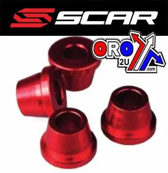 RUBBER KILLERS RED 02-26 SUZUKI RM RM-Z DR-Z SM RMX Z 125 250 400 450 4-PIECE SCAR SCRMZ