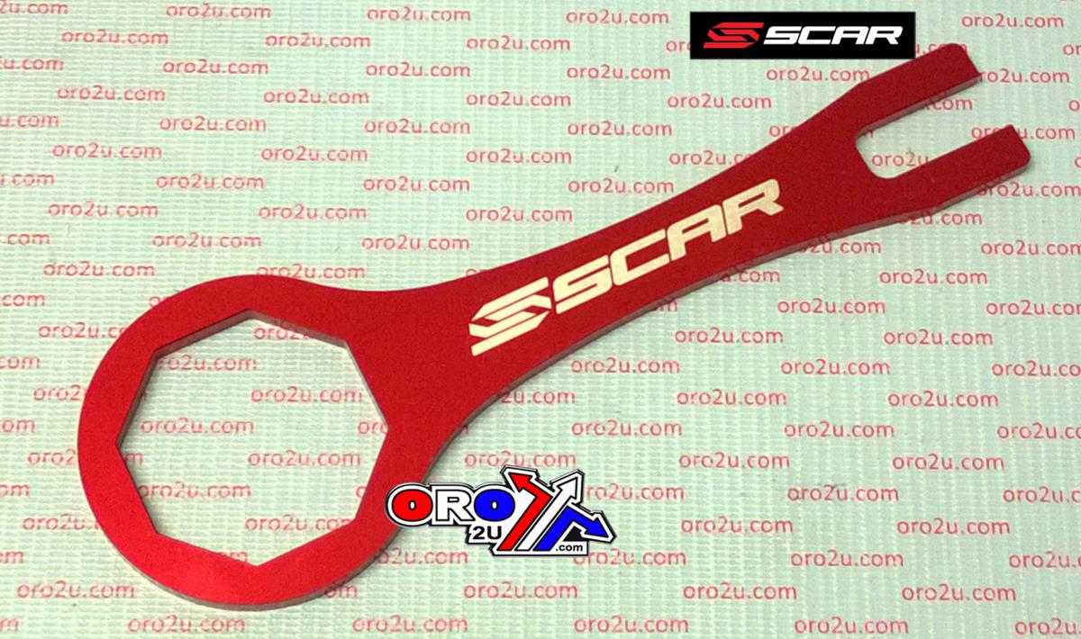 FORK CAP WRENCH 04-26 HONDA CRF KAWASAKI KX SUZUKI RM RM-Z DR-Z RMX 50mm SHOWA OHLINS SCAR CFS