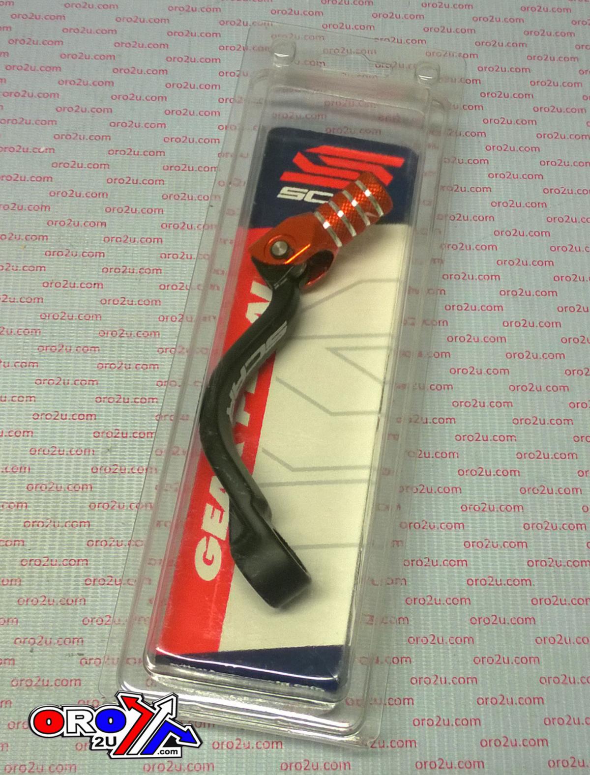 GEAR SHIFT LEVER ORANGE TIP 17-26 GASGAS HUSQVARNA KTM MC TC TE SX XC EXC 85 125 150 SCAR GSL515