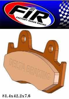 BRAKE PADS SINTERED METAL HS, MX-N HIGH FRICTION, BP008T05B