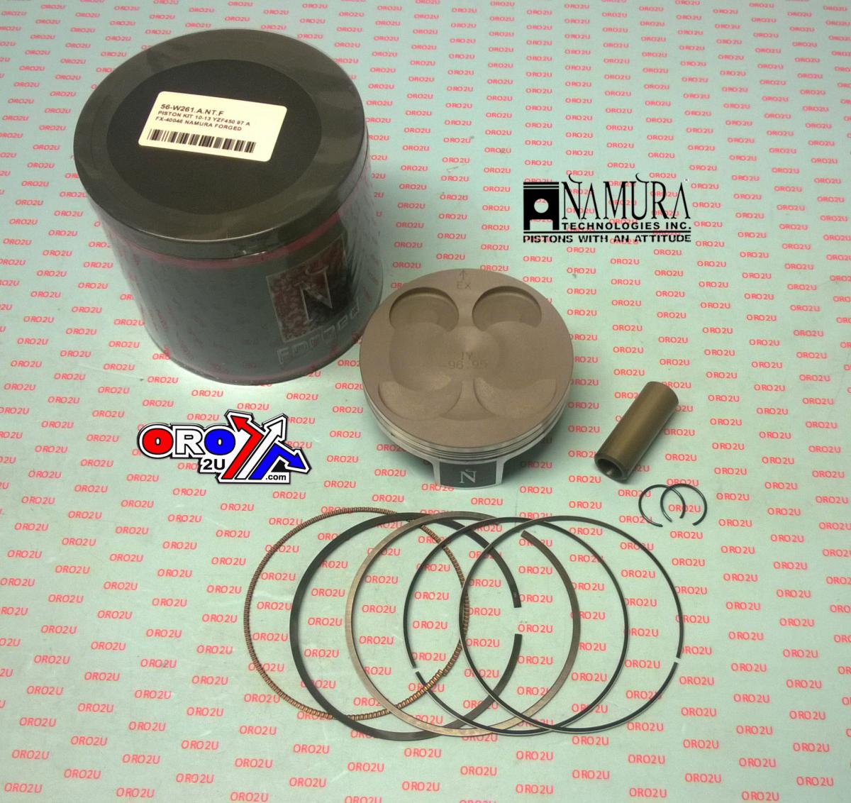 PISTON KIT 97mm C FORGED 2010-2013 YAMAHA YZF450 NAMURA FX-40046-C