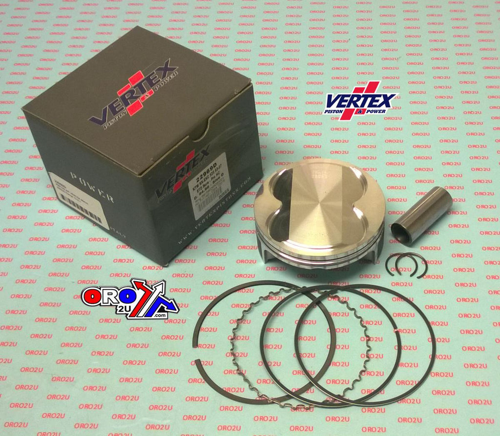 PISTON KIT VERTEX 95mm B KTM SX/EXC, VERTEX 22969B BETA RR 525 05-09 HC