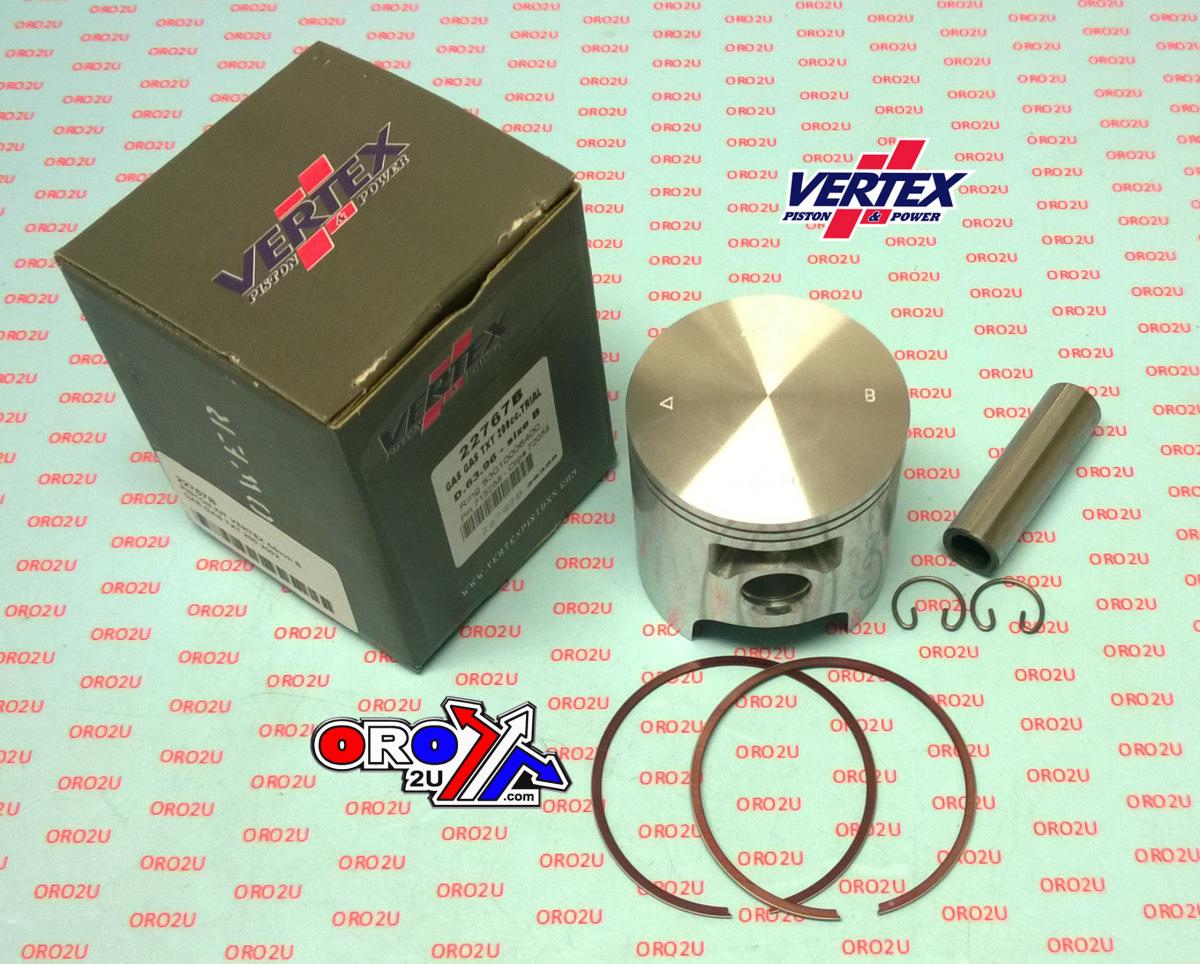 PISTON KIT VERTEX 64.0 C GAS GAS TXT 200 2002, VERTEX 22767C