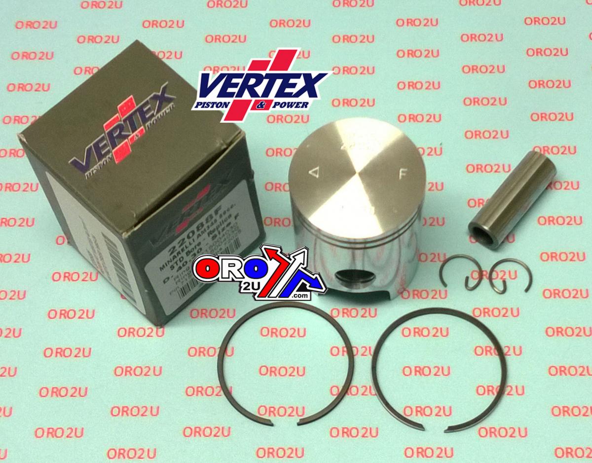PISTON KIT VERTEX 40.3 C HM MOTO CRE50 95-04, VERTEX 22088C SCOOTER AM345 50CC