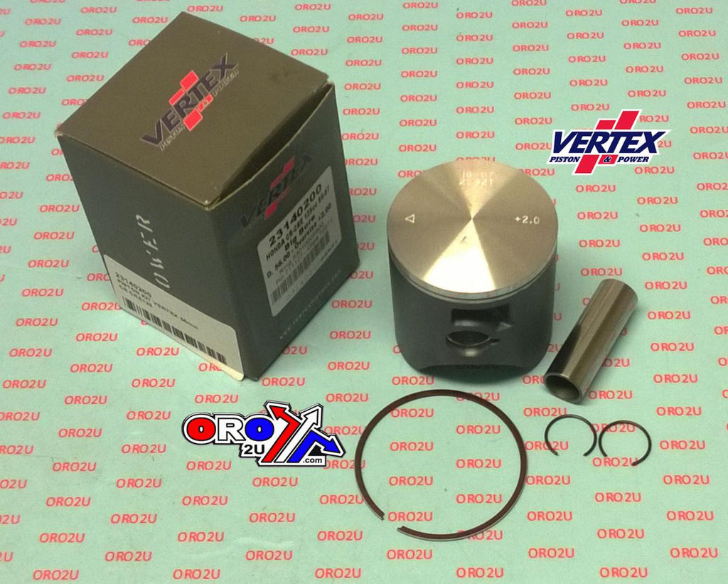 PISTON KIT VERTEX 55.0 HONDA CR/CRE 125 05-07, VERTEX 23140100 OS +1.00