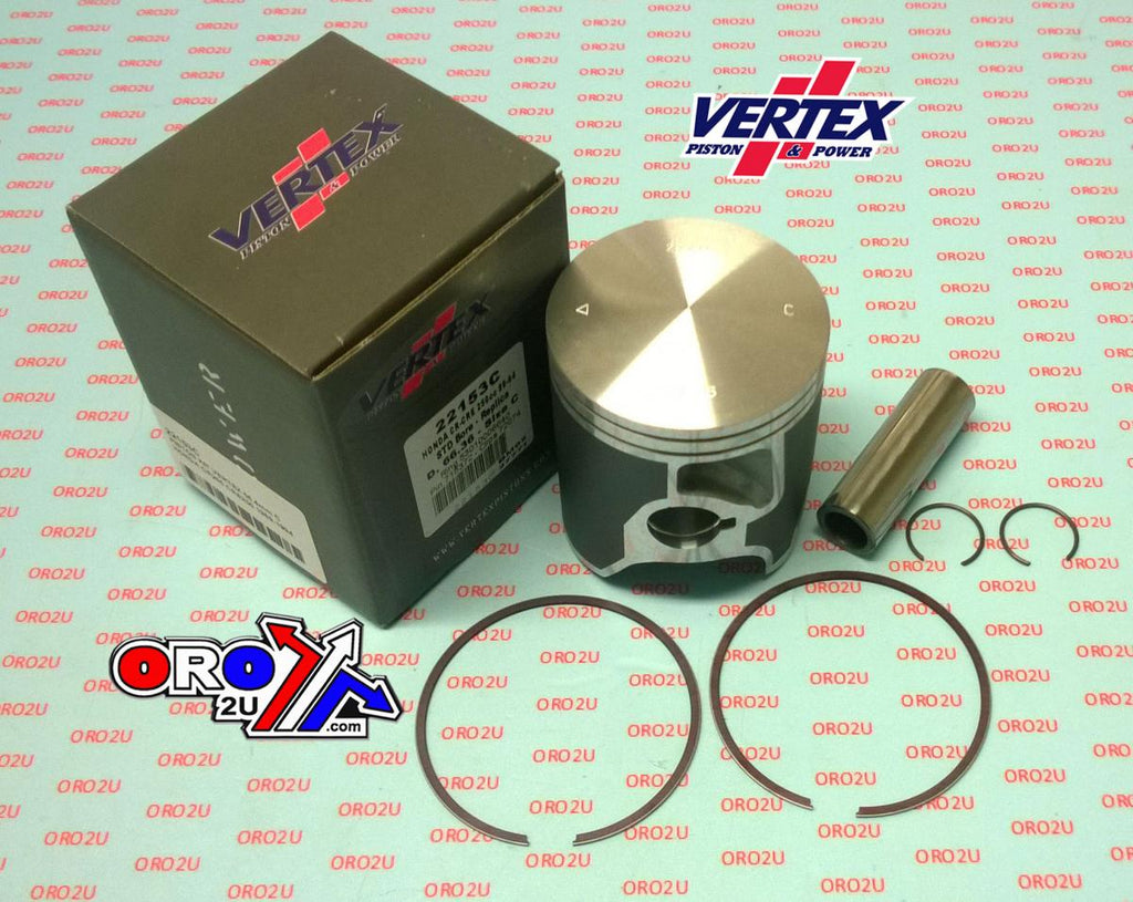 PISTON KIT VERTEX 66.4 C HONDA CR/CRE 250 86-94, VERTEX 22153C