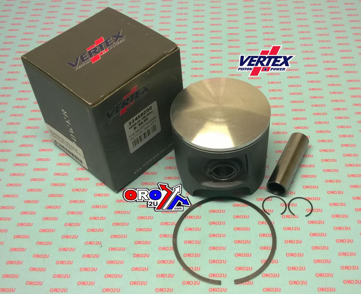 PISTON KIT VERTEX 89.0 HONDA CR/CRE 500 85-01 RACE, VERTEX 22458 RACE