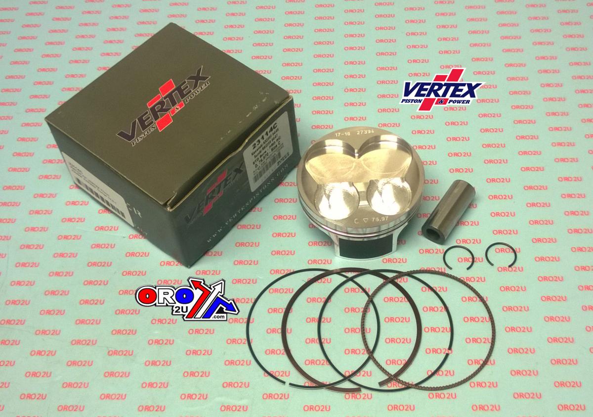 PISTON KIT VERTEX 78.0 B HONDA CRF 250 R/X 04-17, VERTEX 23113B HC COMPR 13,4:1