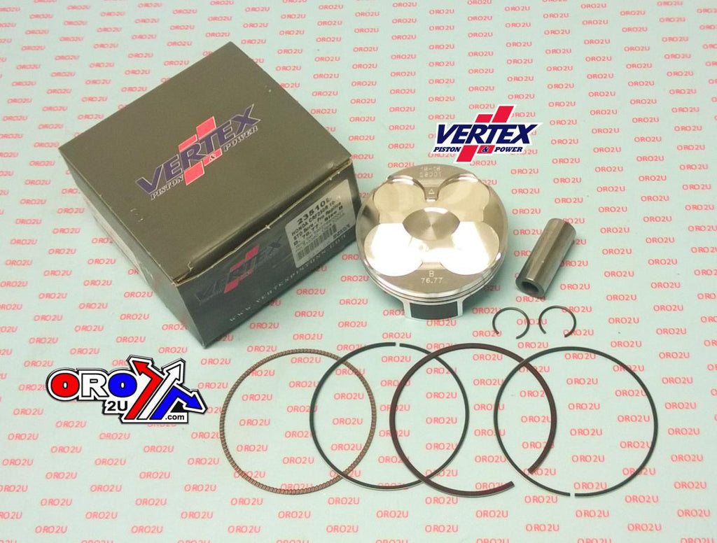 PISTON KIT VERTEX 76.8 C HONDA CRF 250 10-13, VERTEX 23510C COMPR 13,2:1