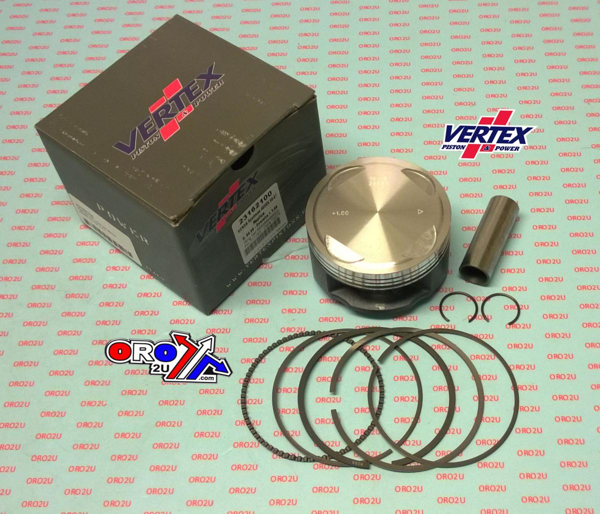 PISTON KIT VERTEX 85.5 HONDA XR/EX/TRX 400 96-07, VERTEX 23162050 OS +0.50