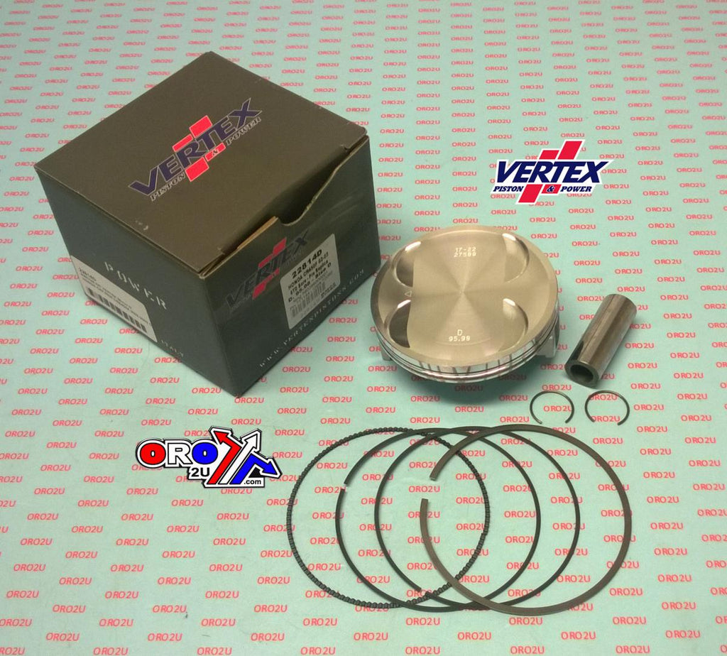 PISTON KIT VERTEX 96.0 D HONDA CRF/CRE 450 R/X 02-03, VERTEX 22814D COMPR 11,5:1