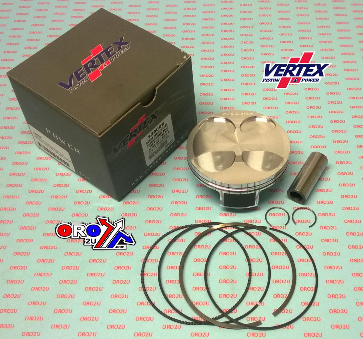 PISTON KIT VERTEX 96.0 E HONDA CRF 450 R/X 02-17, VERTEX 22900E HC COMPR 12,5:1
