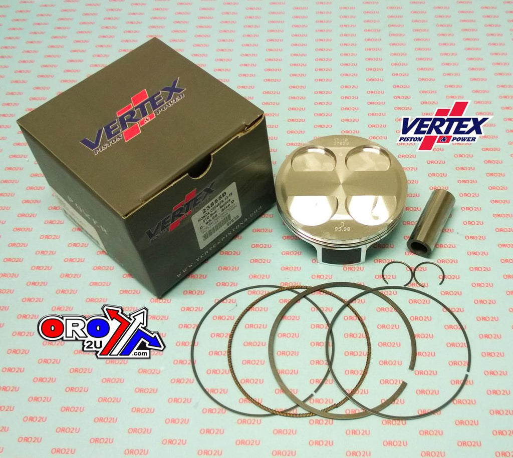 PISTON KIT VERTEX 96.0 B HONDA CRF 450R 13-16, VERTEX 23855B COMPR 12,5:1