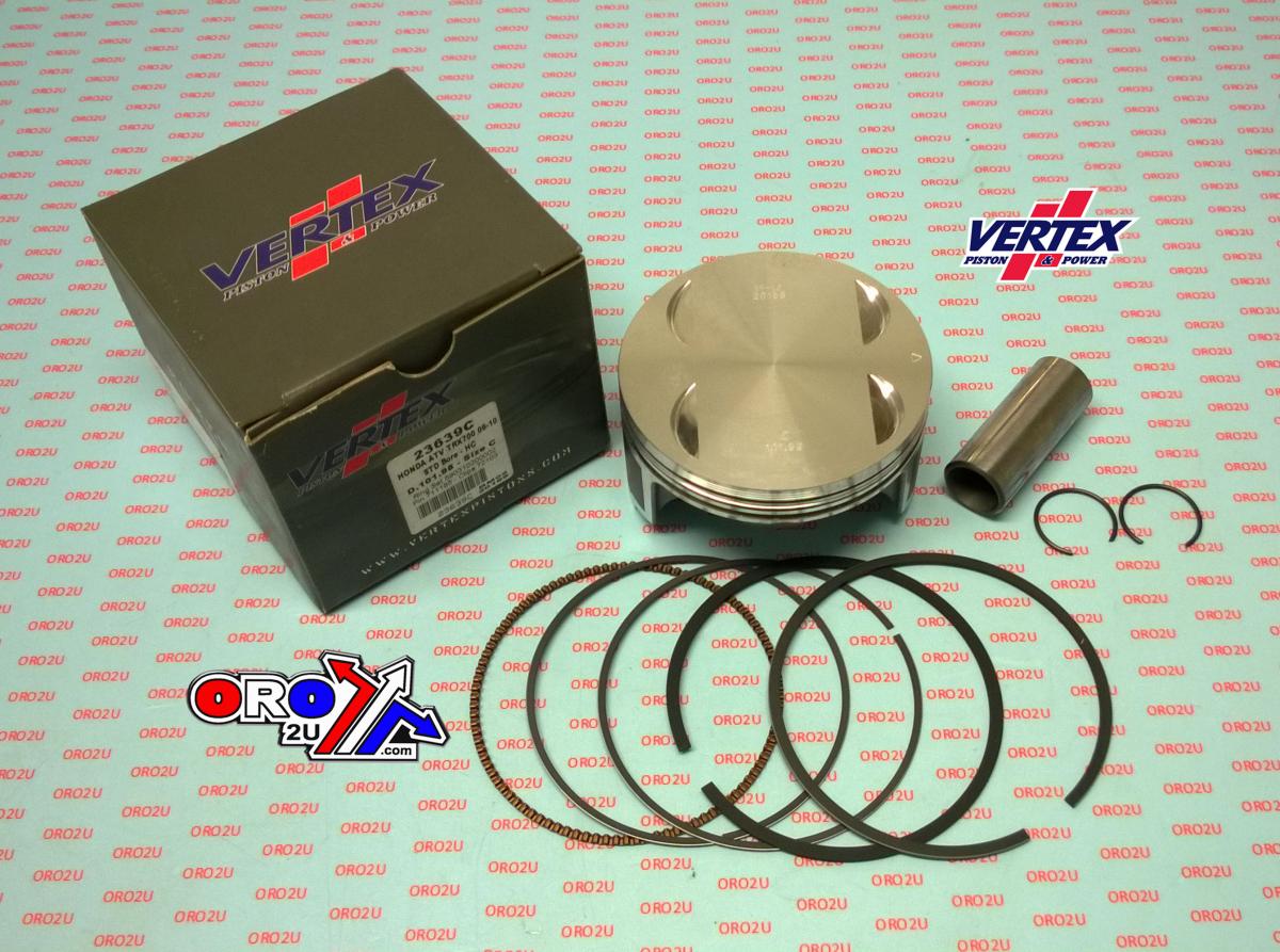PISTON KIT VERTEX 102.0 B HC HONDA TRX 700 08-10, VERTEX 23639B HC