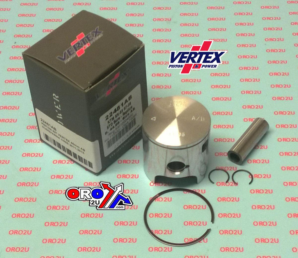 PISTON KIT VERTEX 45.0 A/B HUSKY CR 65 11-13, VERTEX 22481AB