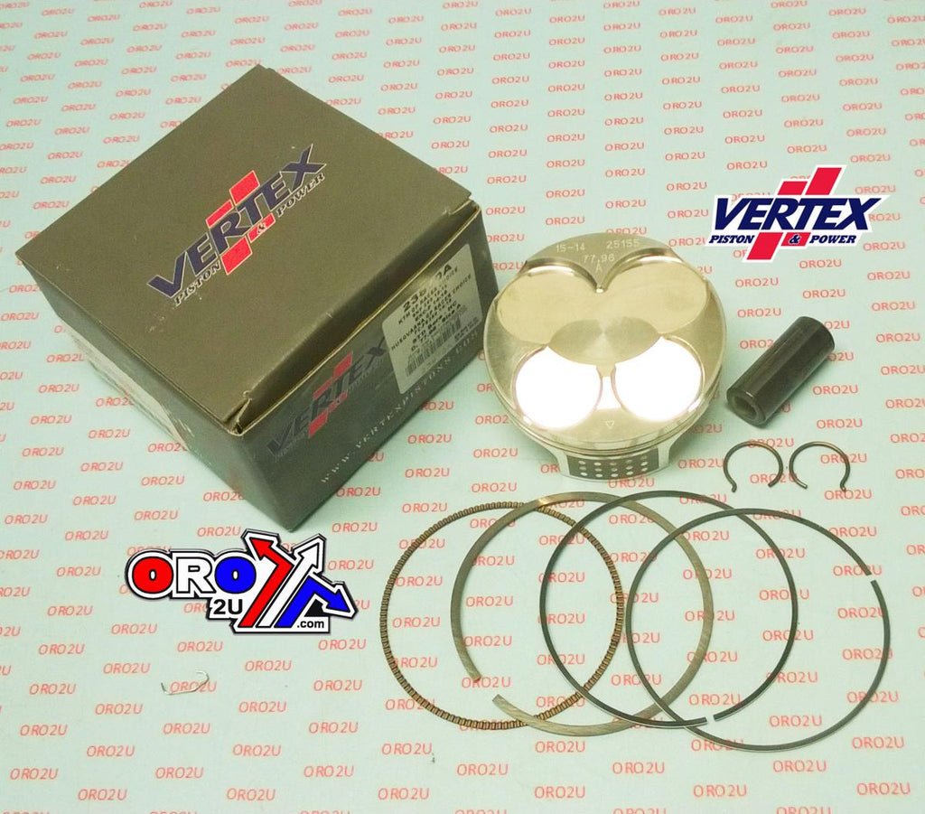 PISTON KIT VERTEX 78.0 A GP KTM EXC/SX 250 13-16, VERTEX 23870A HC COMPR 14,5:1 HUSKY GP RACERS CHOICE