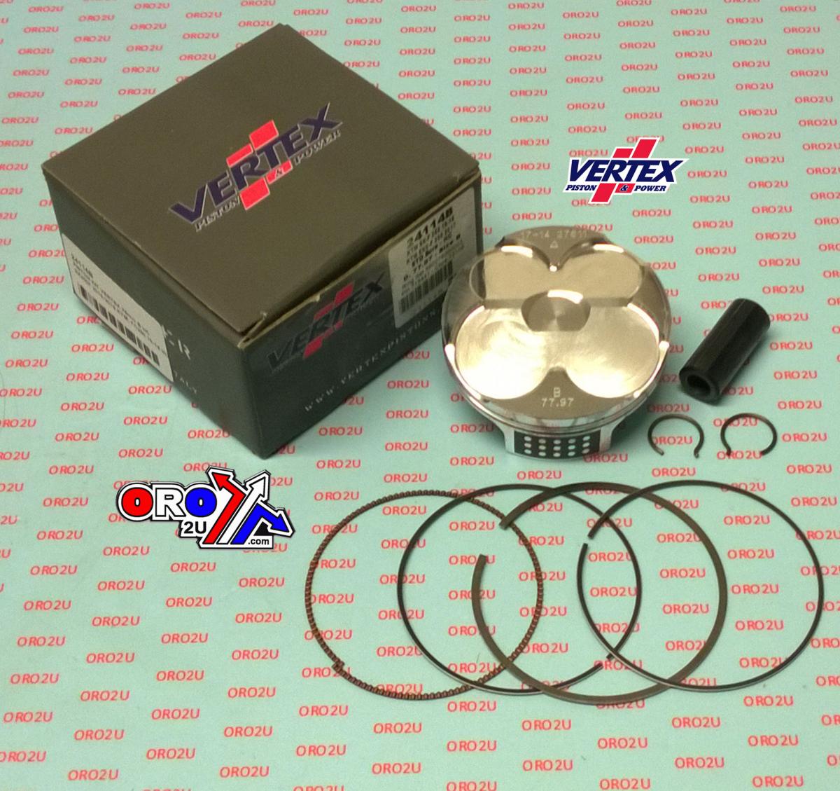 PISTON KIT VERTEX 78.0 B HC KTM SX/EXC 250 16-22, VERTEX 24114B GAS GAS/HUSKY HC