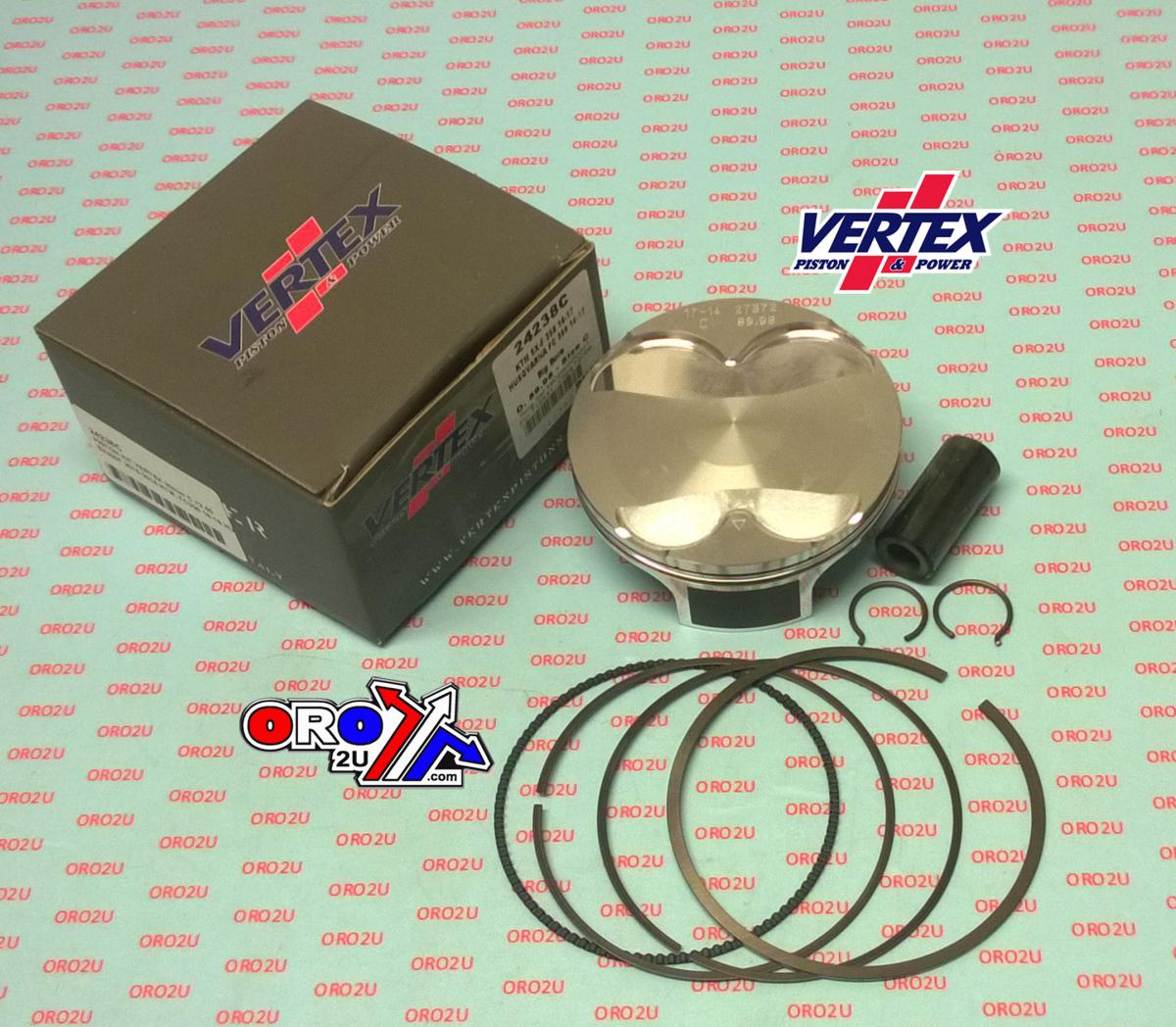PISTON KIT VERTEX 90.0 C KTM SX/EXC 350 16-22, VERTEX 24238C OS+2:00 BIG BORE GAS GAS/HUSKY
