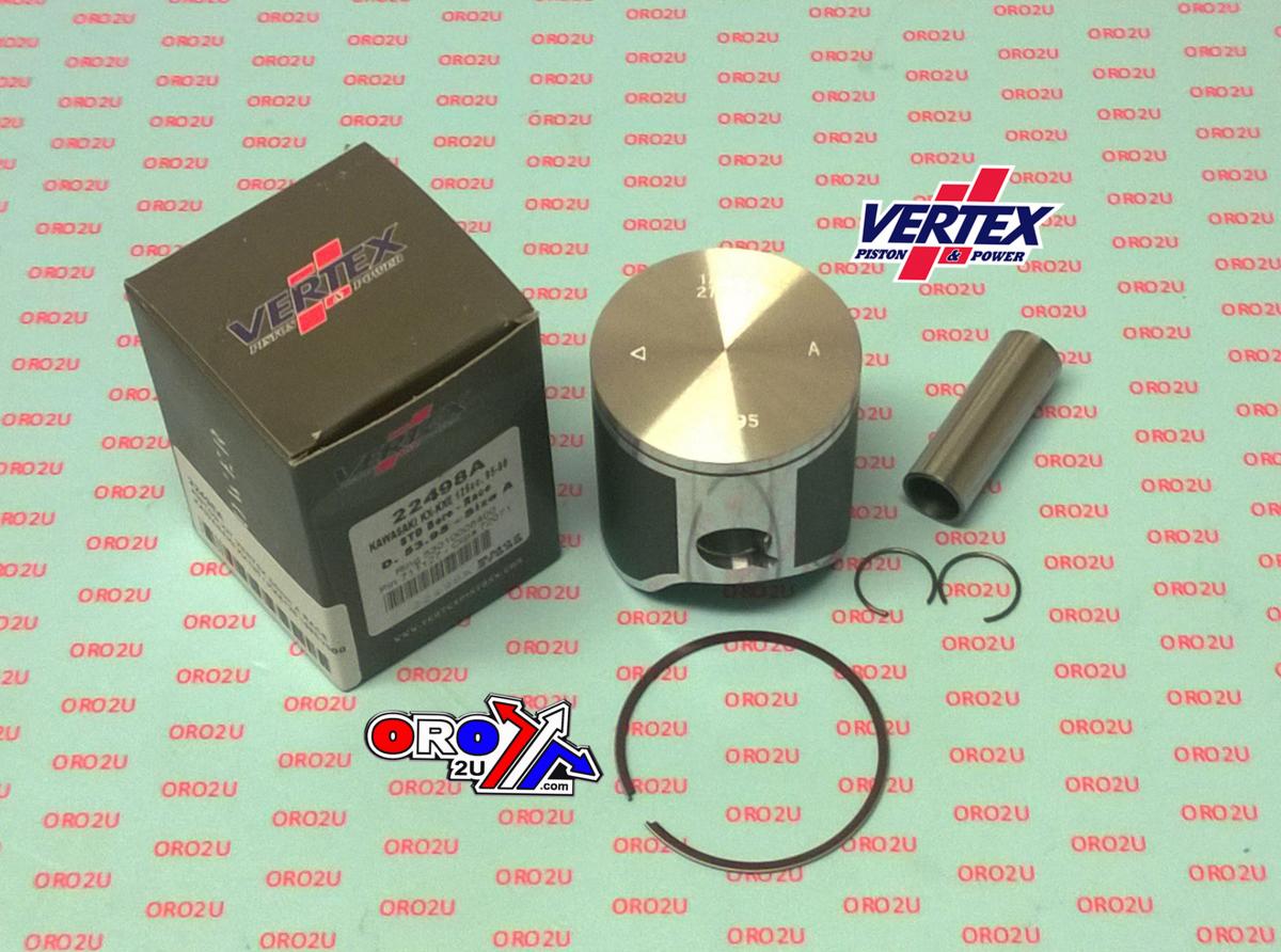 PISTON KIT VERTEX 54.0 D KAWASAKI KX/KXE 125 95-00 RACE, VERTEX 22498D