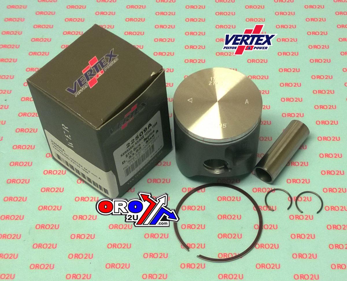 PISTON KIT VERTEX 54.0 B KAWASAKI KX/KXE 125 1998, VERTEX 22509B