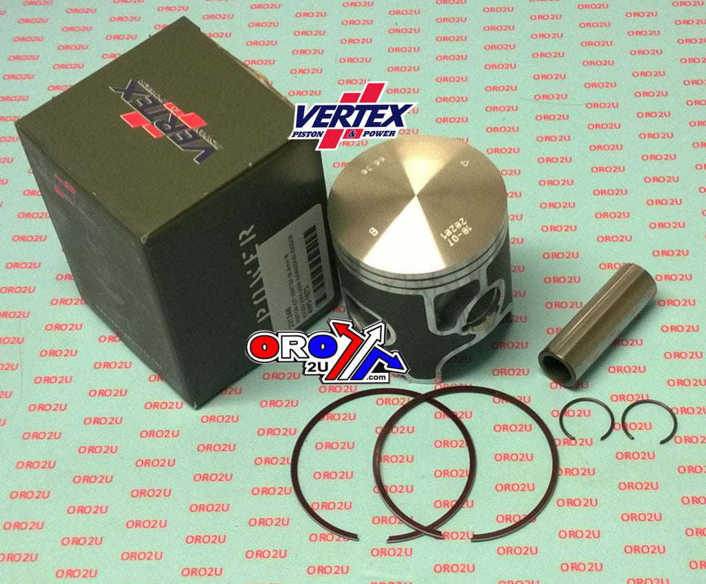 PISTON KIT VERTEX 66.4 D KAWASAKI KX/KXE 250 05-08, VERTEX 23124D