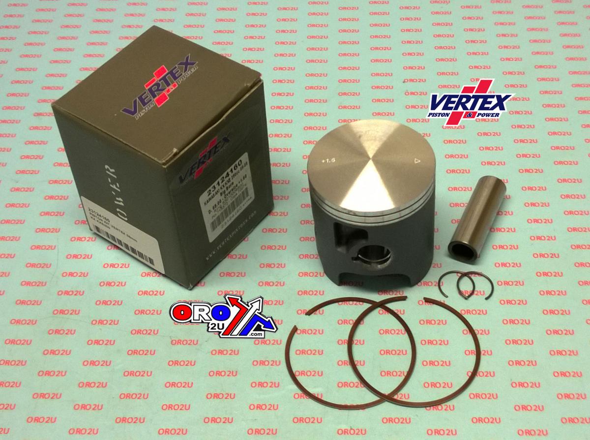 PISTON KIT VERTEX 67.5 KAWASAKI KX/KXE 250 05-08, VERTEX 23124110 OS +1.10
