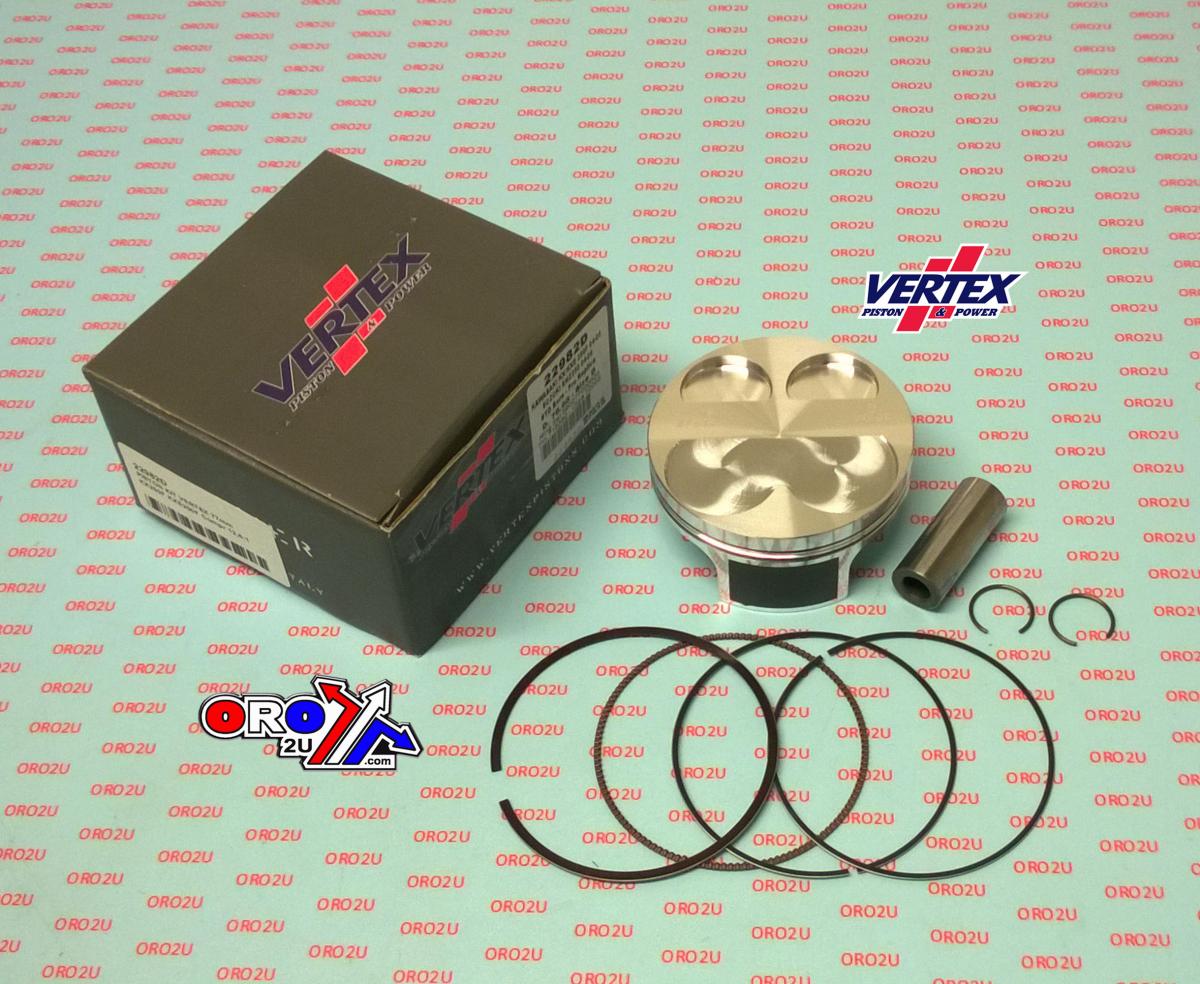 PISTON KIT VERTEX 77.0 C SUZUKI RMZ 250 04-06, VERTEX 22982C KAW KX/KXE 250 COMPR 12,6:1