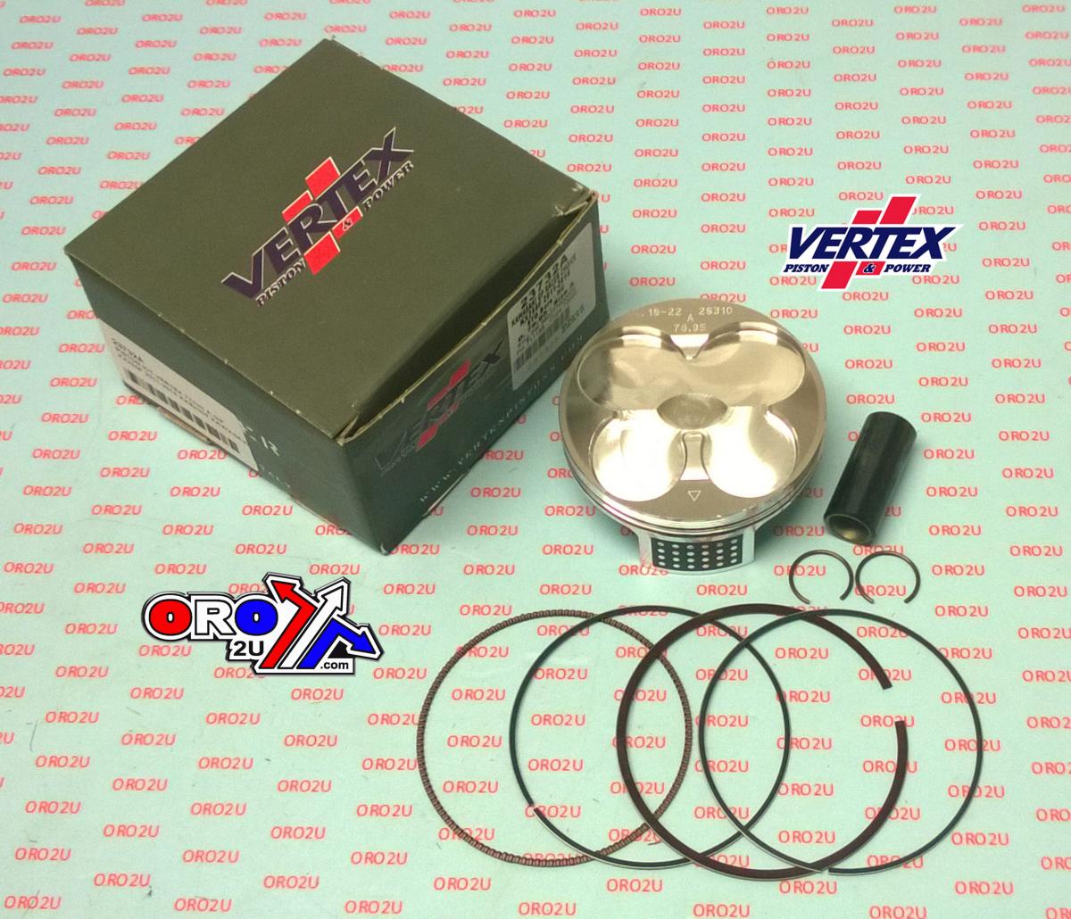 PISTON KIT VERTEX 77.0 C GP KAWASAKI KX/KXE 250 11-14, VERTEX 23732C HC COMPR 14,5:1 GP RACERS CHOICE