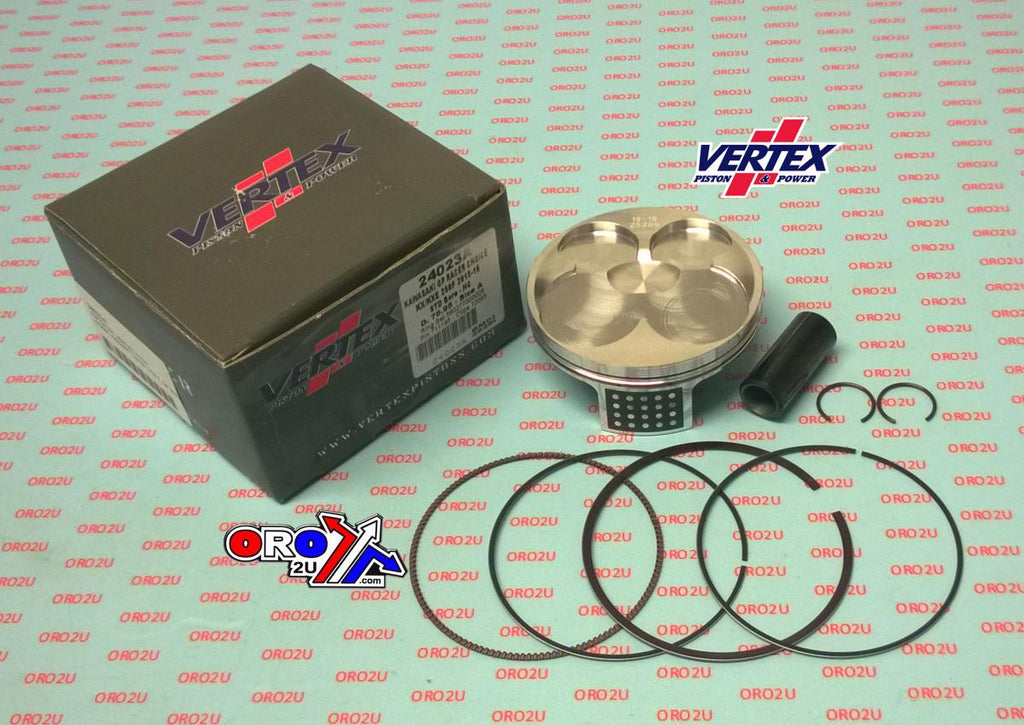 PISTON KIT VERTEX 77.0 B GP KAWASAKI KX/KXE 250 15-16, VERTEX 24023B HC COMPR 14,8:1 GP RACERS CHOICE