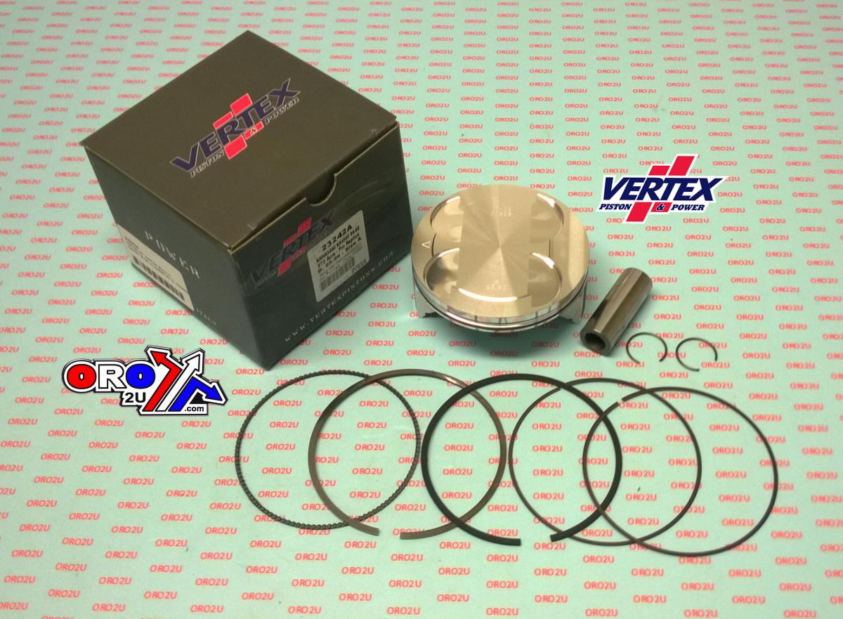 PISTON KIT VERTEX 96.0 A KAW KLX/KX/KXE 450 06-10, VERTEX 23242A COMPR 12,0:1