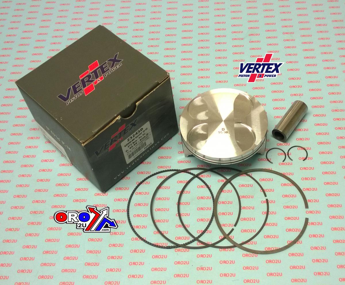 PISTON KIT VERTEX 96.0 A HC KAW KLX/KX/KXE 450 06-10, VERTEX 23243A HC COMPR 13,0:1