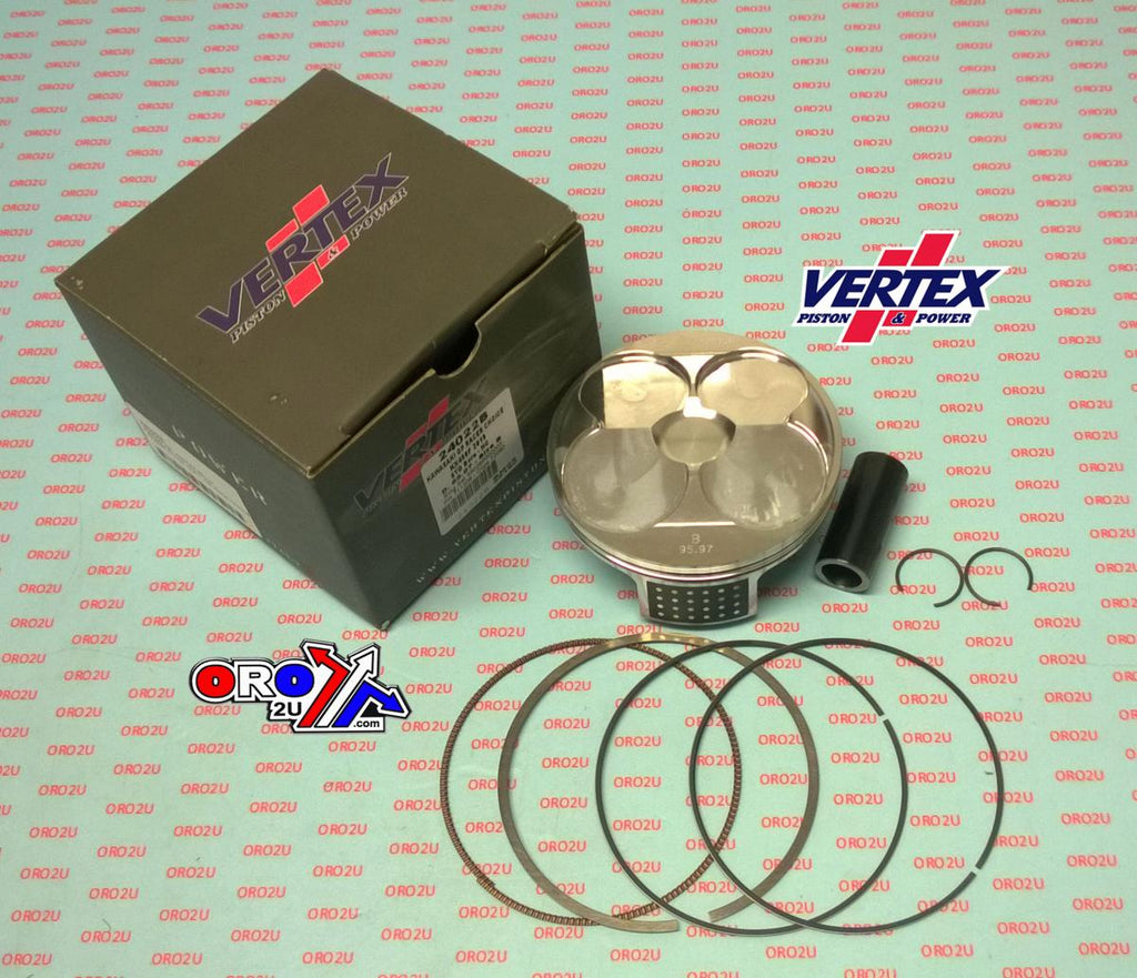 PISTON KIT VERTEX 96.0 C GP KAWASAKI KX 450 2015, VERTEX 24022C HC COMPR 13,5:1 GP RACERS CHOICE
