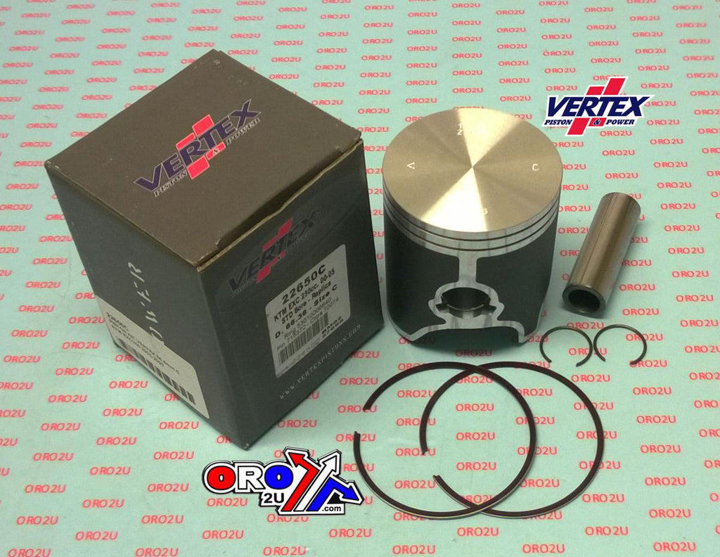 PISTON KIT VERTEX 66.4 A KTM EXC 250 00-05, VERTEX 22650A