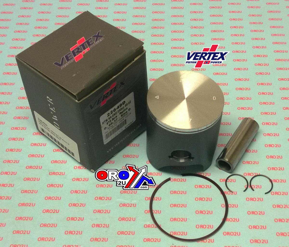 PISTON KIT VERTEX 66.4 A KTM SX 250 00-02, VERTEX 22649A