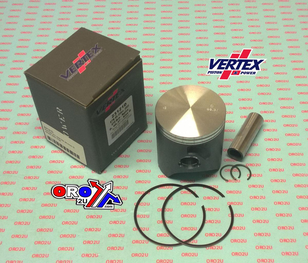 PISTON KIT VERTEX 66.4 A KTM SX 250 2005, VERTEX 23121B