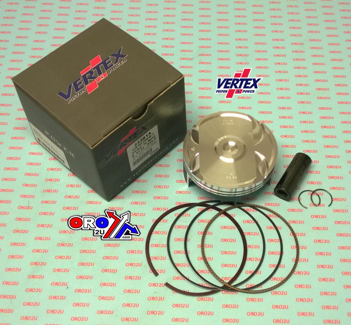 PISTON KIT VERTEX 95.0 C KTM EXC 530 08-11, VERTEX 23381C COMPR 11,9:1