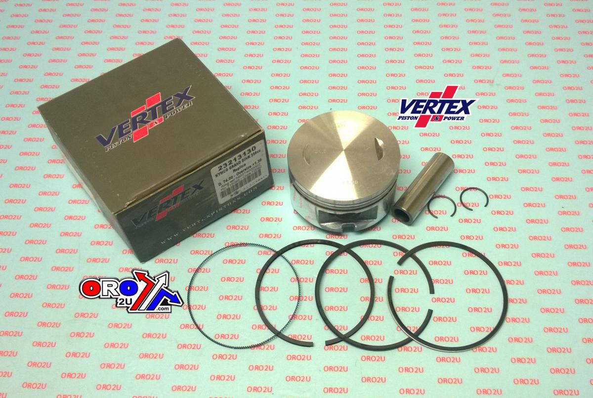 PISTON KIT VERTEX 72.7 KYMCO KXR/MXU 250 03-06, VERTEX 23213