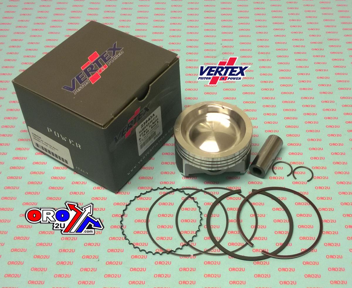 PISTON KIT VERTEX 80.0 C POLARIS RZR/SPORTSMAN 800 09-14, VERTEX 23643C COMPR 10,2:1