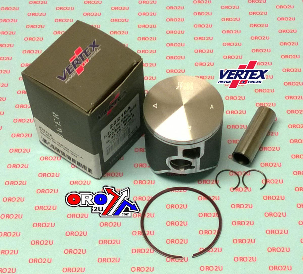 PISTON KIT VERTEX 54 A SUZUKI RM125 89-99, VERTEX 22216A