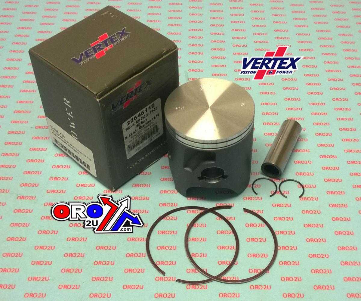 PISTON KIT VERTEX 66.4 C SUZUKI RM 250 00-02, VERTEX 22646C