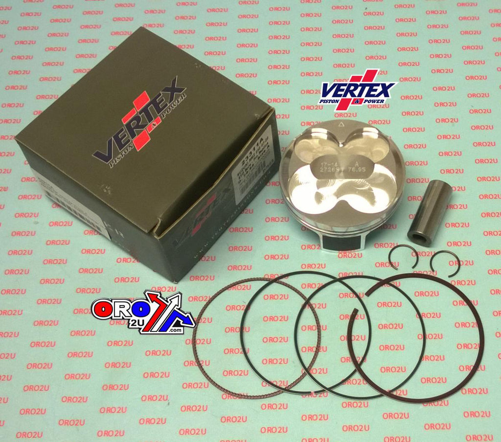 PISTON KIT VERTEX 77.0 D SUZUKI RMZ 250 07-09, VERTEX 23311D COMPR 13,4:1