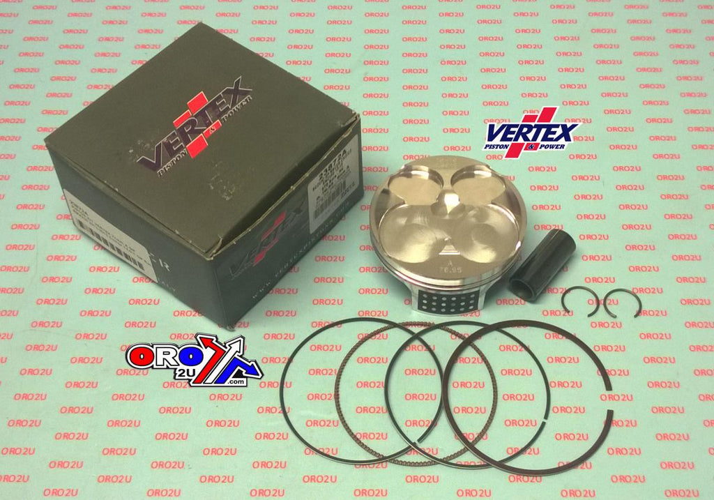 PISTON KIT VERTEX 77.0 C GP SUZUKI RMZ 250 13-15, VERTEX 23872C HC COMPR 14,0:1 GP RACERS CHOICE