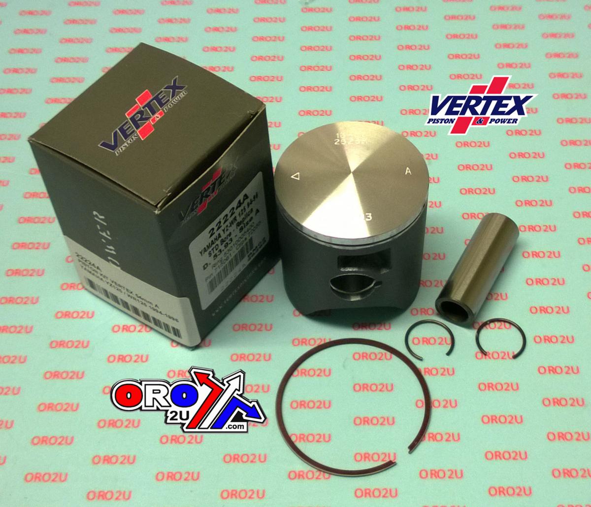 PISTON KIT VERTEX 54.5 YAMAHA YZ/WR 125 94-96, VERTEX 22224050 OS +0.50