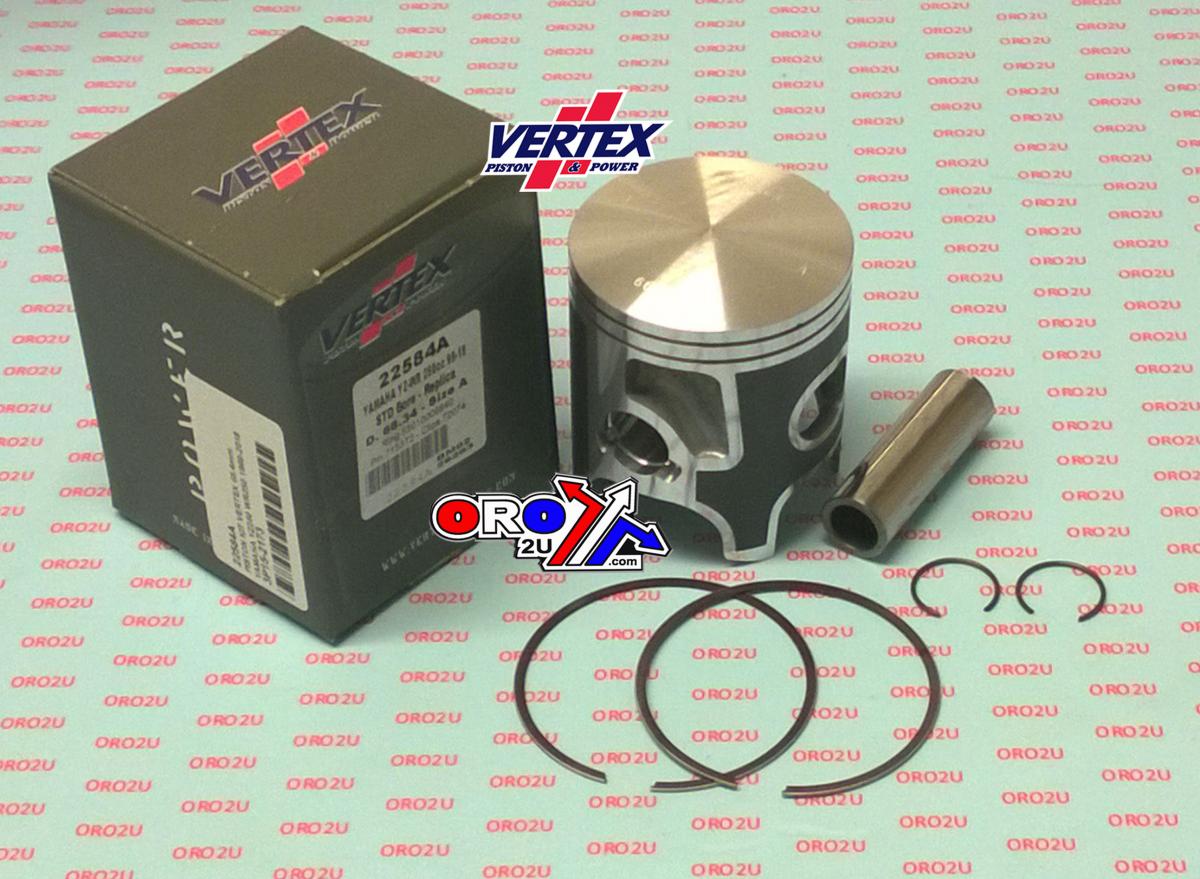 PISTON KIT VERTEX 68.0 YAMAHA YZ/WR 250 99-22, VERTEX 22584160 OS +1.60