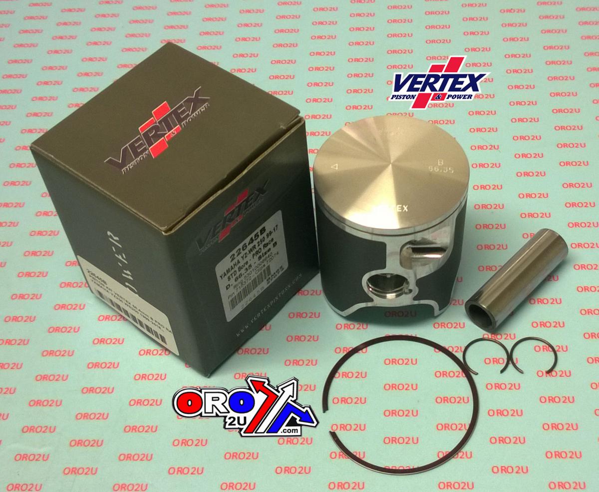 PISTON KIT VERTEX 66.4 C YAMAHA YZ/WR 250 99-22 PRO RACE, VERTEX 22645C SINGLE RING