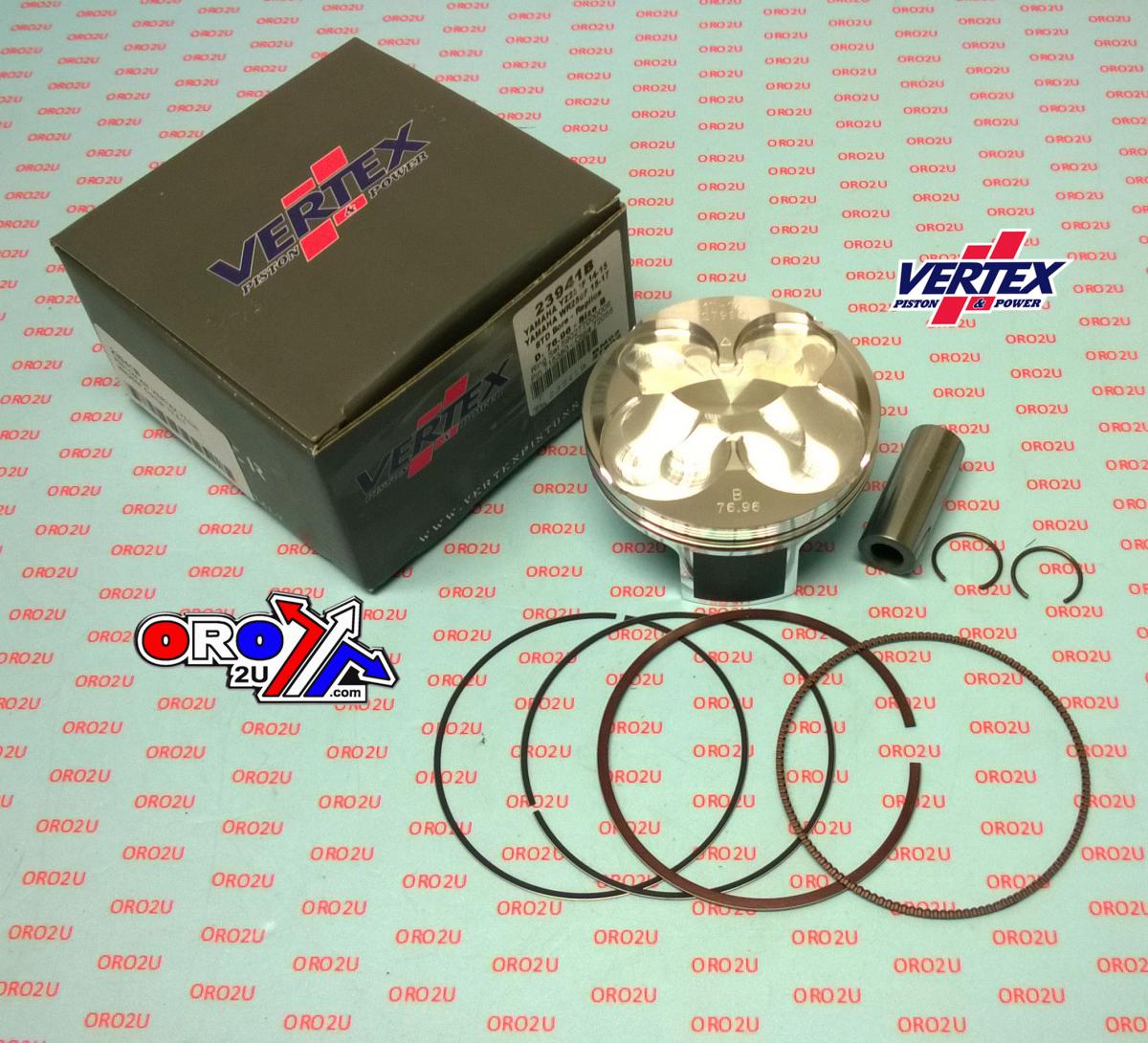 PISTON KIT VERTEX 77.0 C YAMAHA YZ/WR 250 14-17, VERTEX 23941C COMPR 13,5:1