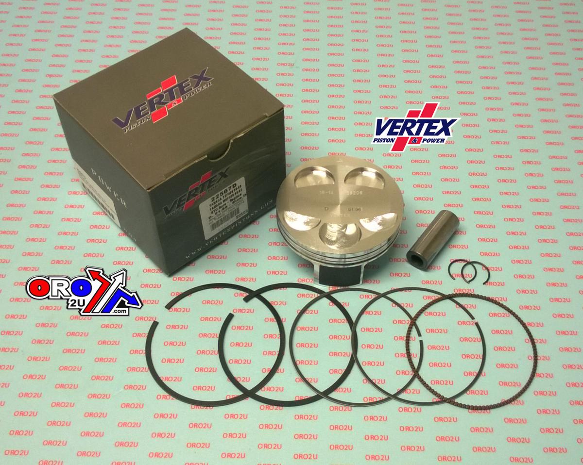PISTON KIT VERTEX 92 C YAMAHA YZ/WR 400 98-02, VERTEX 22567C COMPR 12,5:1